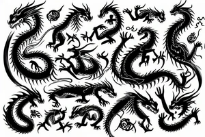 Dragon tattoo idea