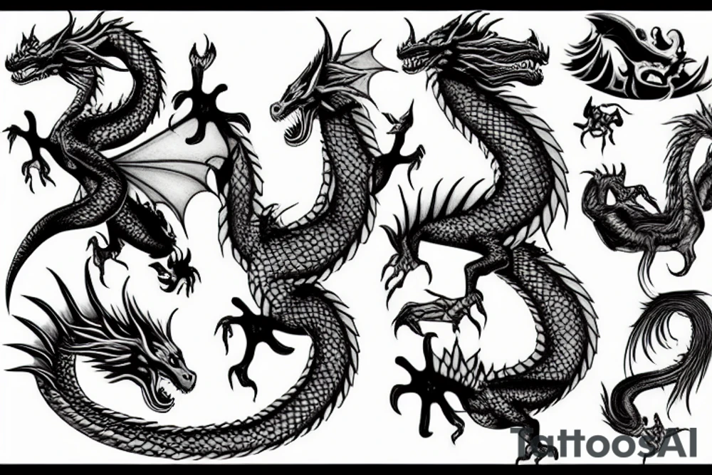 Dragon tattoo idea
