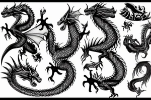 Dragon tattoo idea