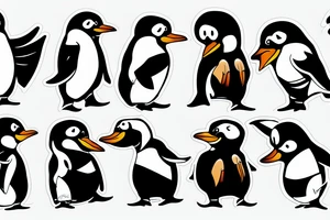 Angry pinguin tattoo idea