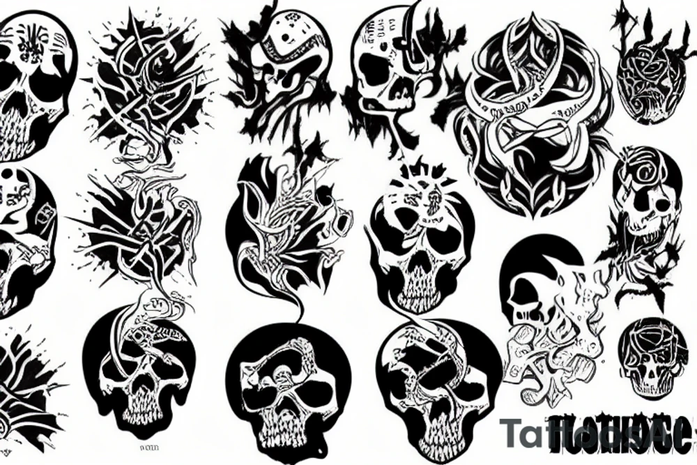 Deathcore tattoo idea