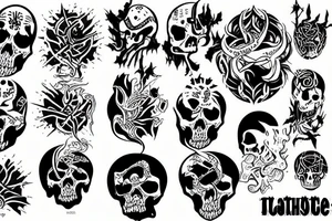 Deathcore tattoo idea