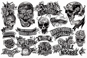 Nothing is impossible tattoo idea