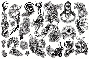 Ukrainian trizub tattoo idea