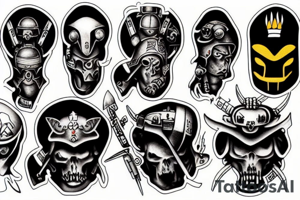 Space marine tattoo idea