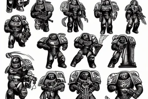 Space marine tattoo idea
