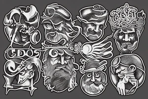 Greeks god tattoo idea