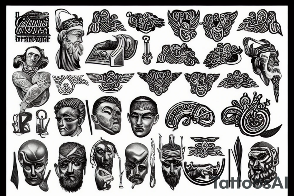 Greeks god tattoo idea