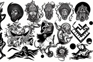 Greeks god tattoo idea