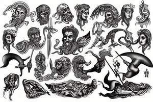 Greeks god tattoo idea