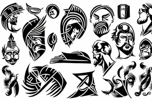 Greeks god tattoo idea