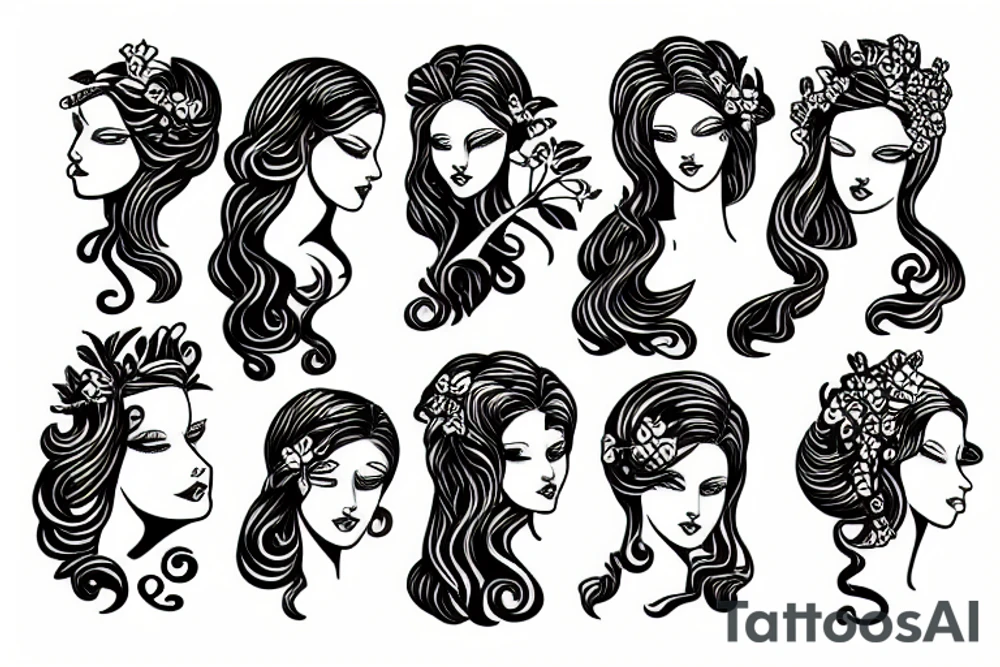 Aphrodite sculpture tattoo idea