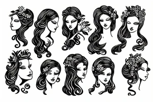 Aphrodite sculpture tattoo idea