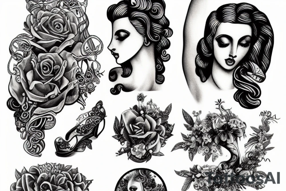 Aphrodite sculpture tattoo idea
