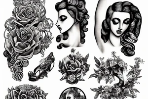 Aphrodite sculpture tattoo idea