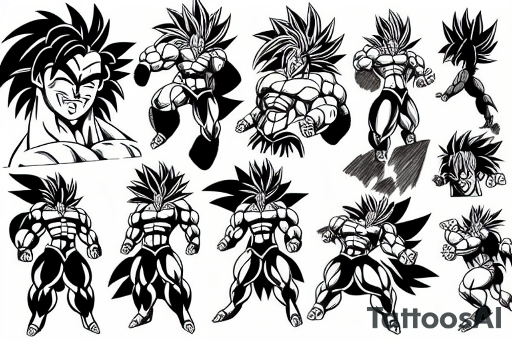 broly tattoo idea