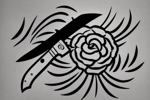 knife tattoo idea