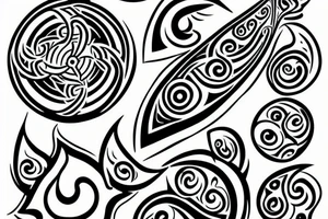 it will represent the four elements tattoo idea