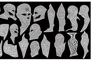 Arab man tattoo idea