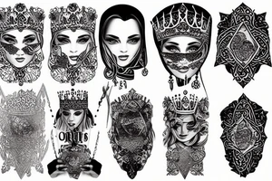 Arab king tattoo idea