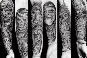 THE UNION OF DEMONS AND HUMANS tattoo idea
