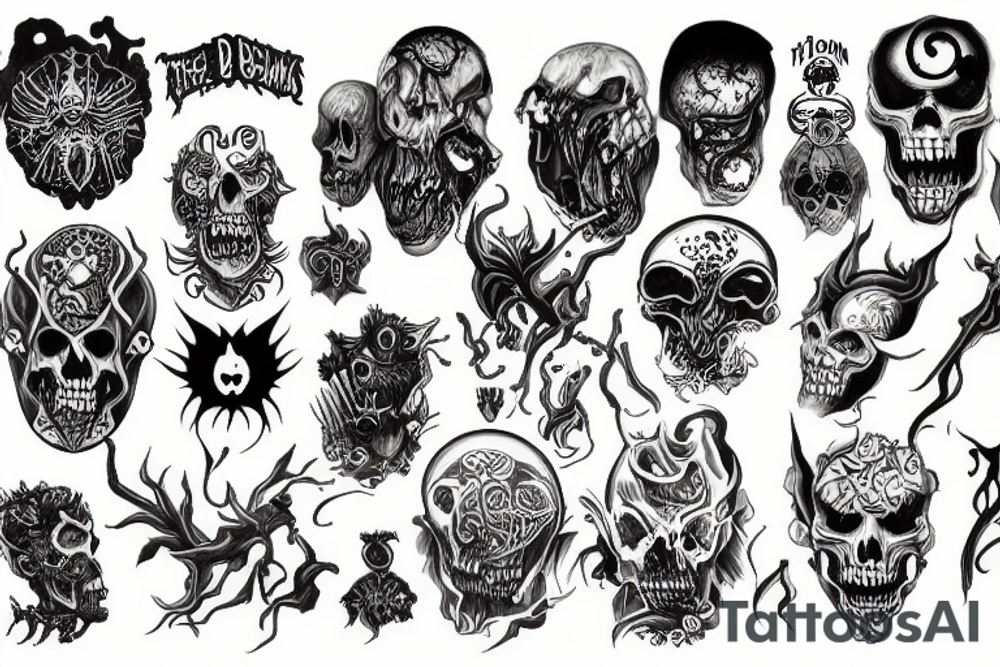 THE UNION OF DEMONS AND HUMANS tattoo idea