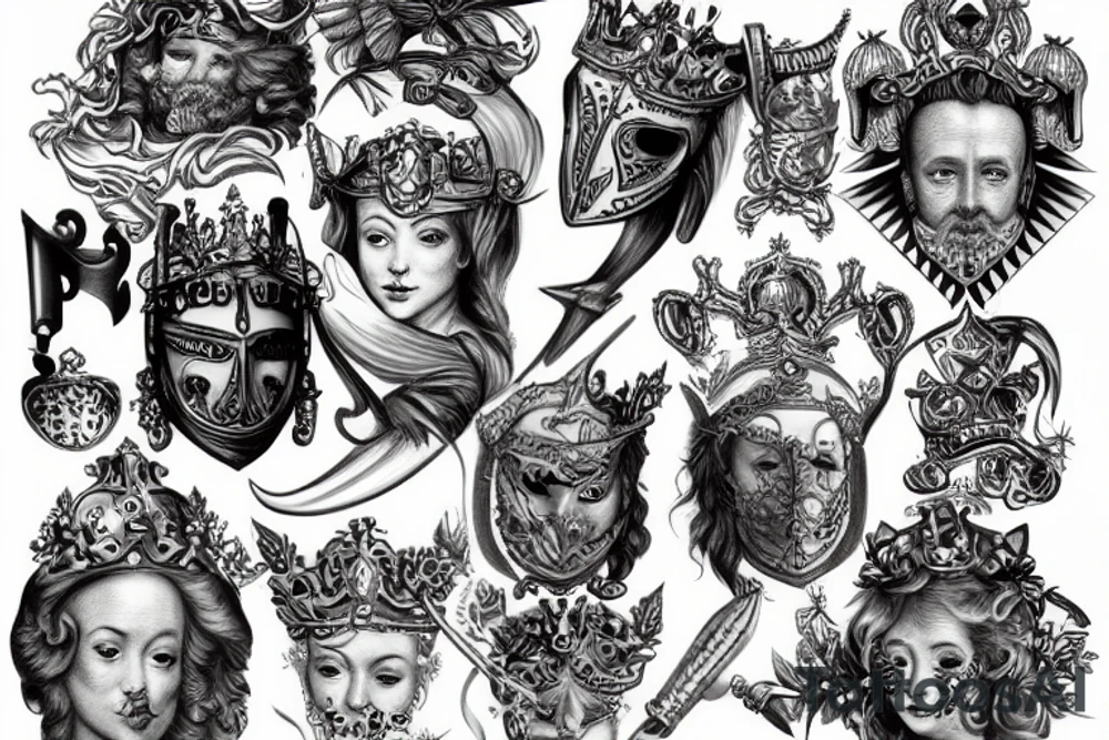knight tattoo idea
