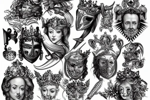 knight tattoo idea