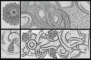 Mosaic tattoo idea