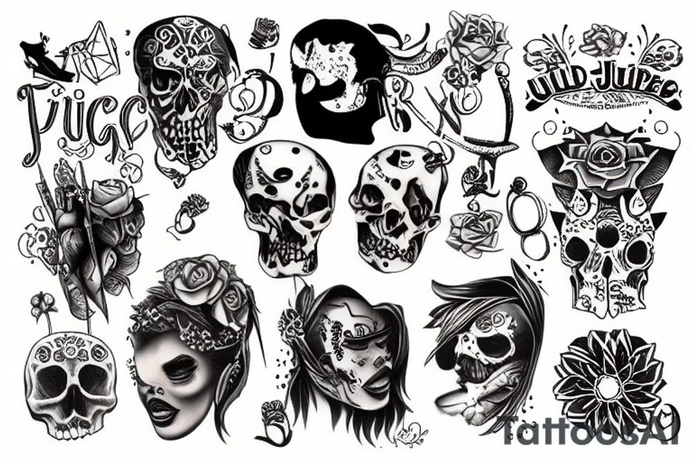juice wild tattoo idea