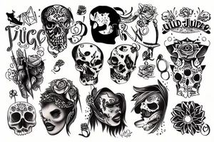 juice wild tattoo idea