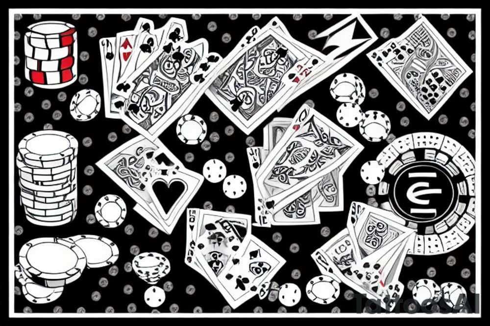 Poker tattoo idea
