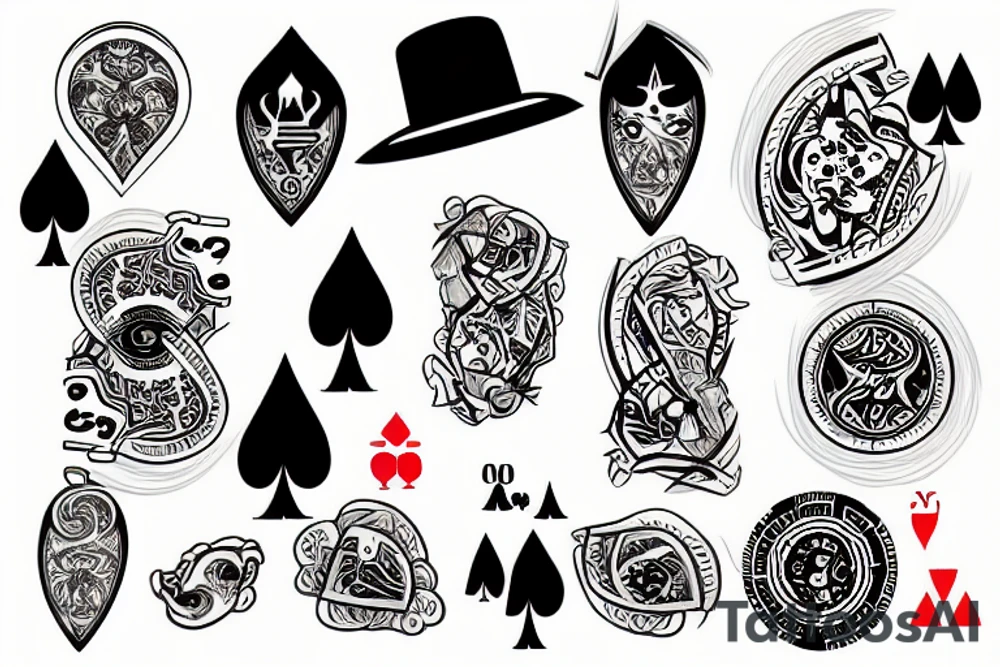 Poker tattoo idea