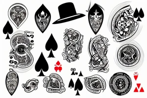Poker tattoo idea