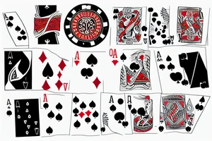 Poker tattoo idea