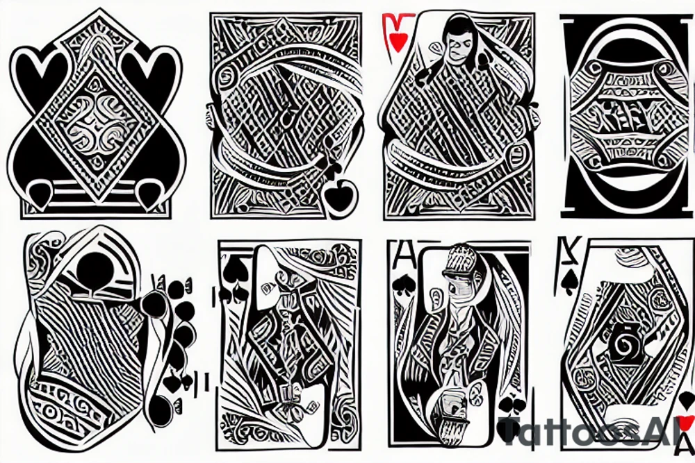 Poker tattoo idea