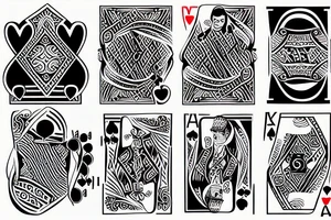 Poker tattoo idea