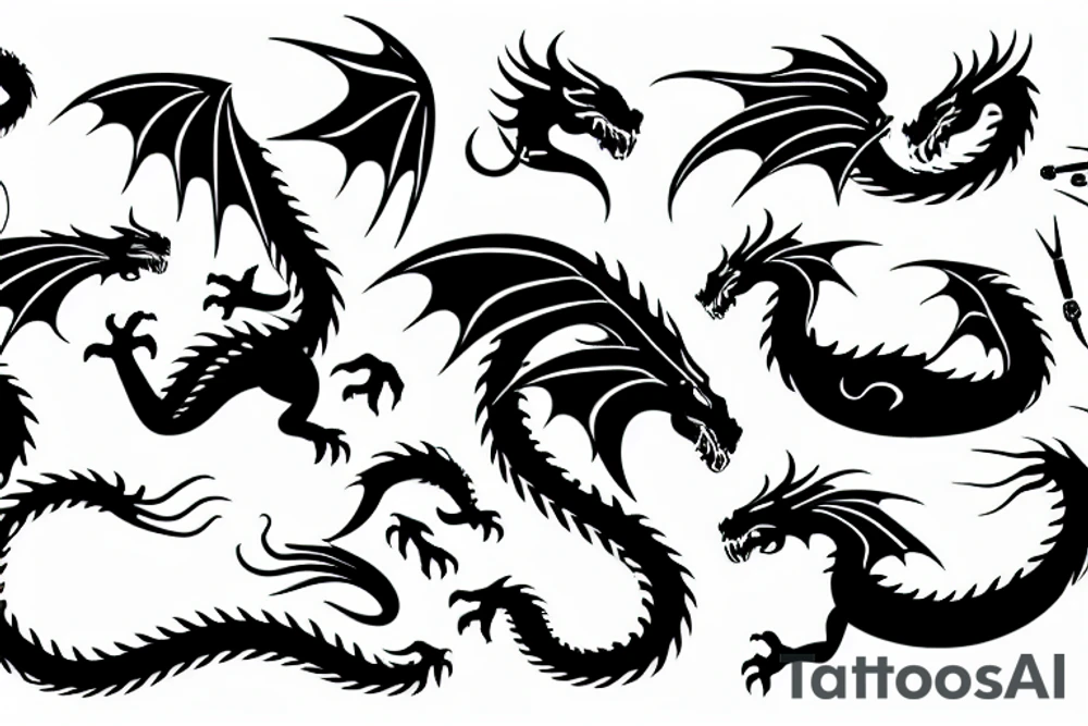 dragon tattoo idea