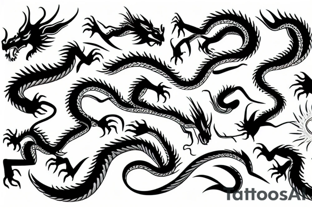 dragon tattoo idea