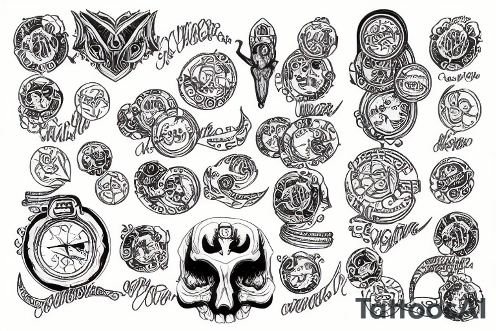 money tattoo idea