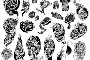 a pailsey design tattoo idea