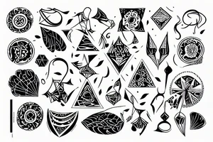 a pailsey design tattoo idea