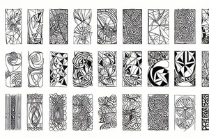 a pailsey design tattoo idea