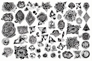 a pailsey design tattoo idea