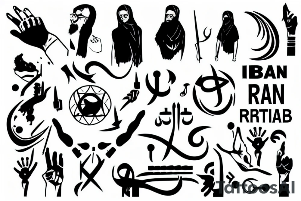 Iran protest rebel tattoo idea
