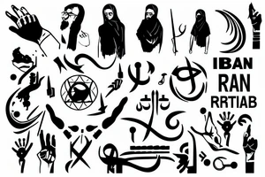Iran protest rebel tattoo idea