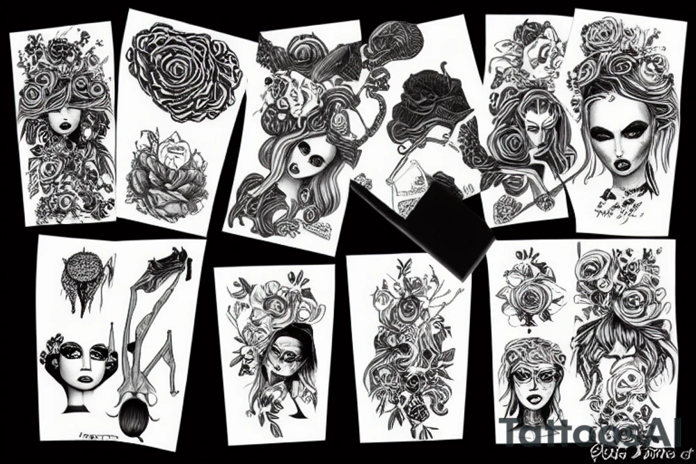 rebel women tattoo idea