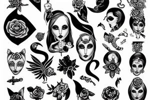 rebel women tattoo idea