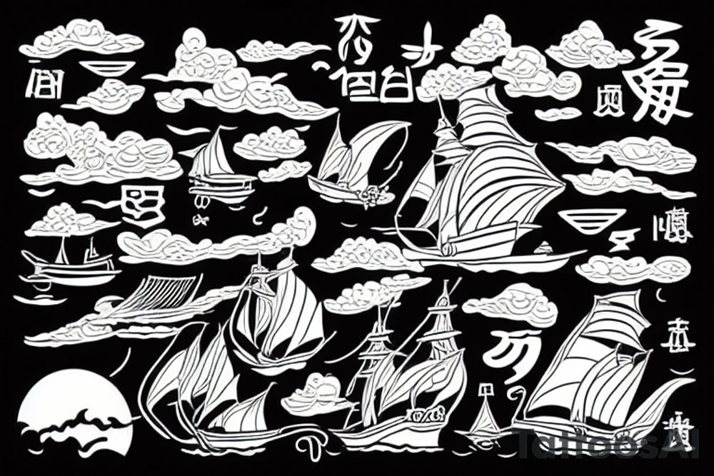 ship tattoo idea