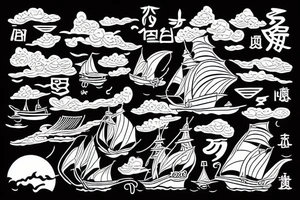 ship tattoo idea